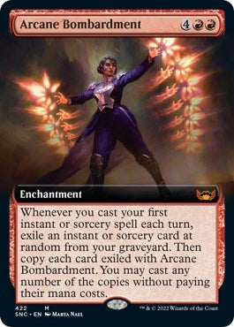 Arcane Bombardment (Extended Art) (422) [SNC] - MTG Single