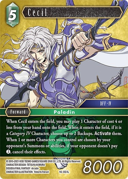 Cecil (16) [16] - Final Fantasy TCG Single