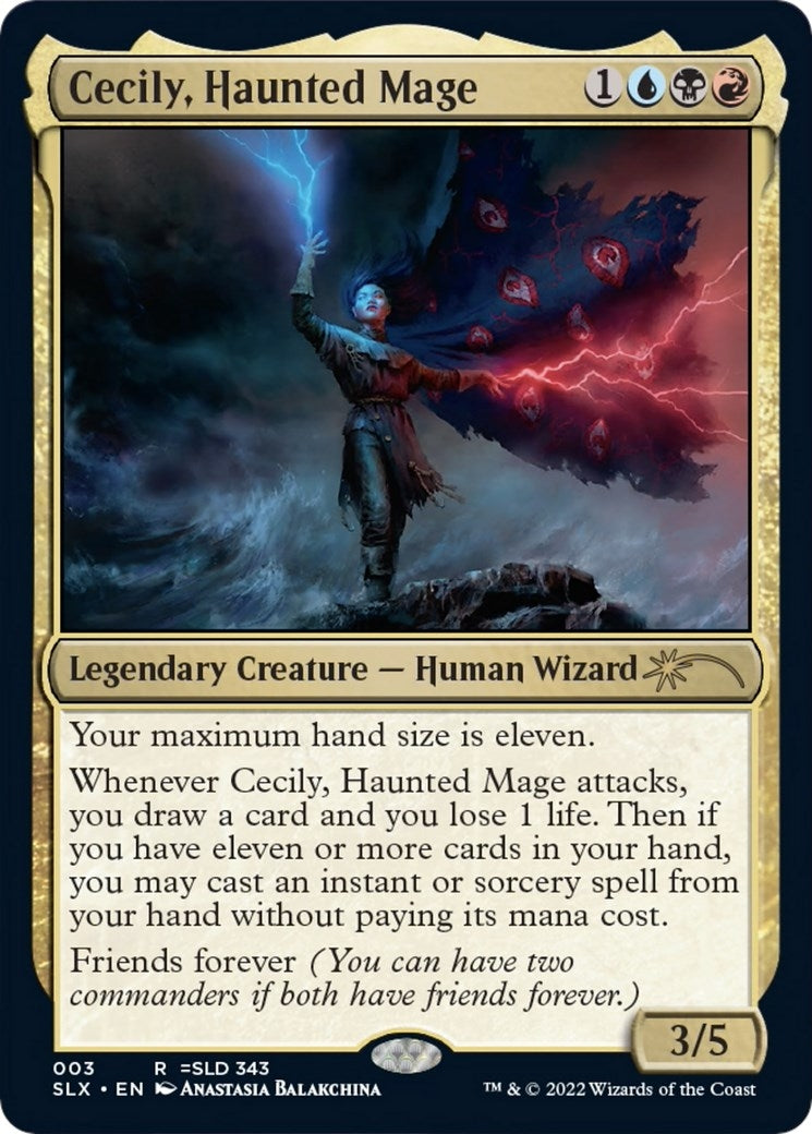 Cecily Haunted Mage (3) [SLX] - MTG Single