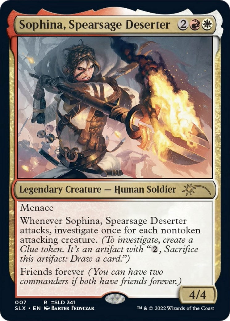 Sophina Spearsage Deserter (7) [SLX] - MTG Single