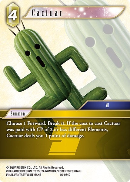 Cactuar (16) [16] - Final Fantasy TCG Single