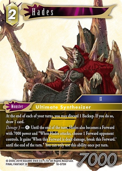 Hades (16) [16] - Final Fantasy TCG Single