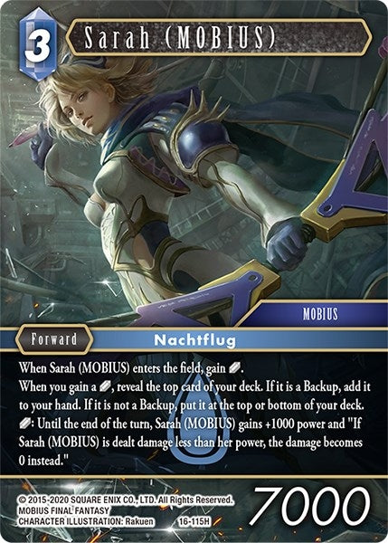 Sarah (MOBIUS) (16) [16] - Final Fantasy TCG Single
