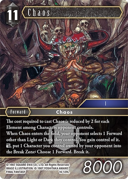Chaos (16) [16] - Final Fantasy TCG Single