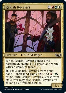 Rakish Revelers (214) [SNC] - MTG Single