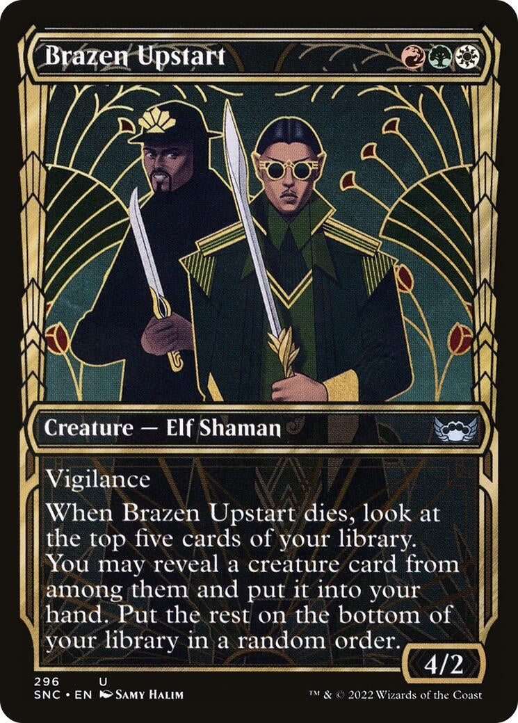 Brazen Upstart (Showcase) (296) [SNC] - MTG Single