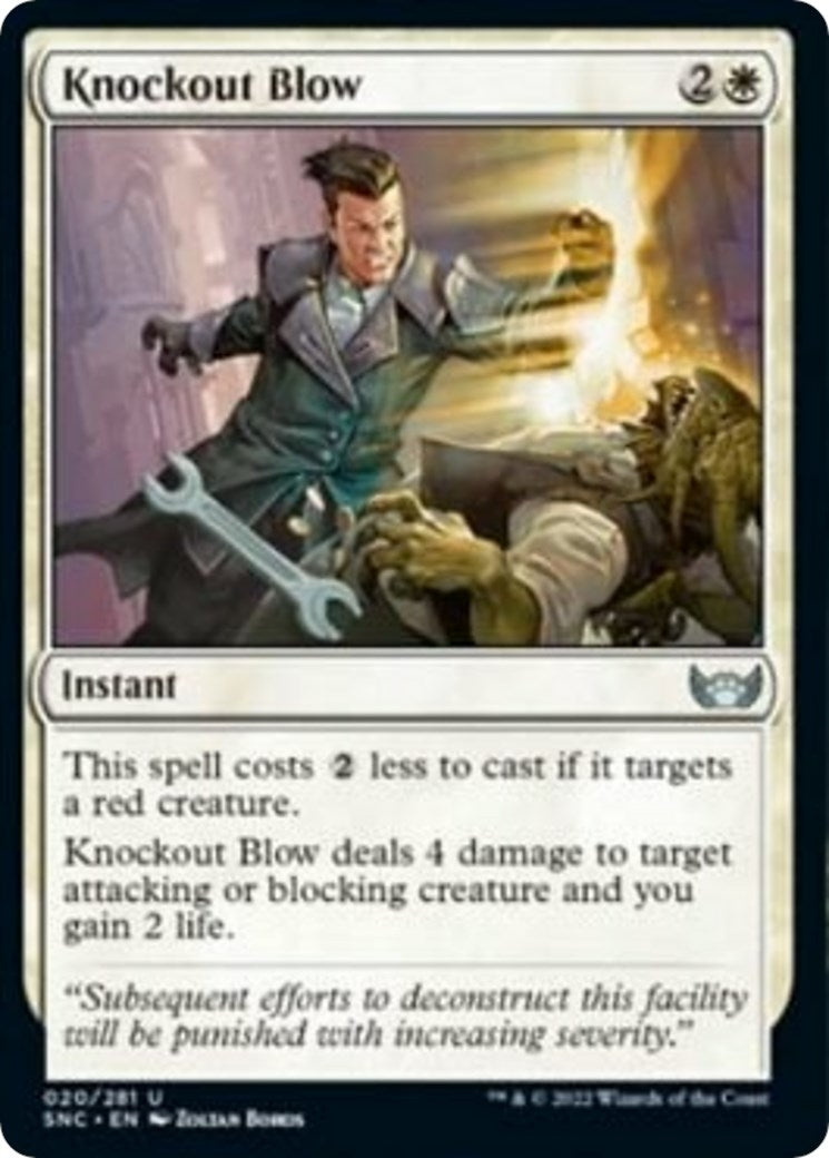 Knockout Blow (20) [SNC] - MTG Single