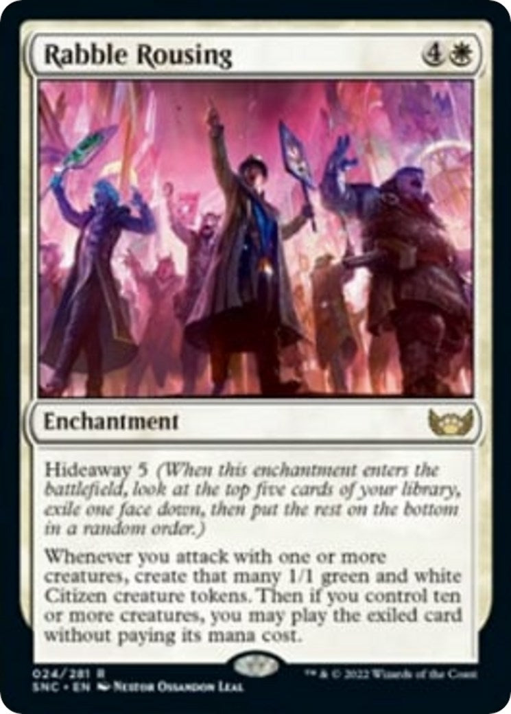 Rabble Rousing (24) [SNC] - MTG Single