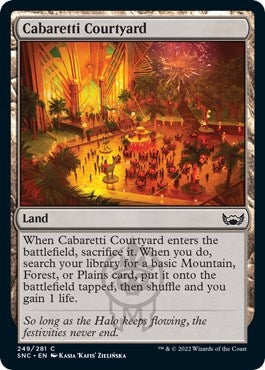 Cabaretti Courtyard (249) [SNC] - MTG Single