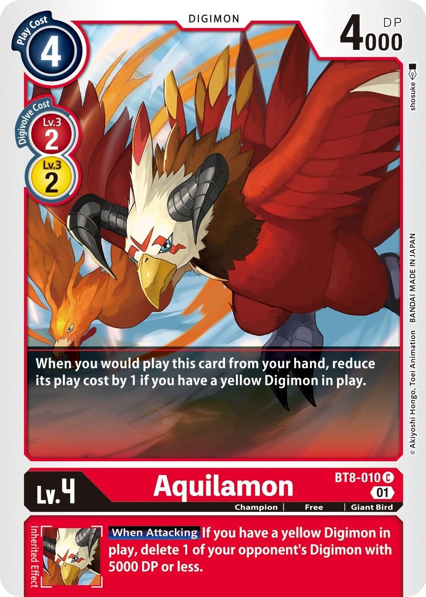 Aquilamon (8010) [BT08] - Digimon Card Game Single