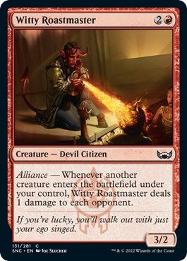 Witty Roastmaster (131) [SNC] - MTG Single