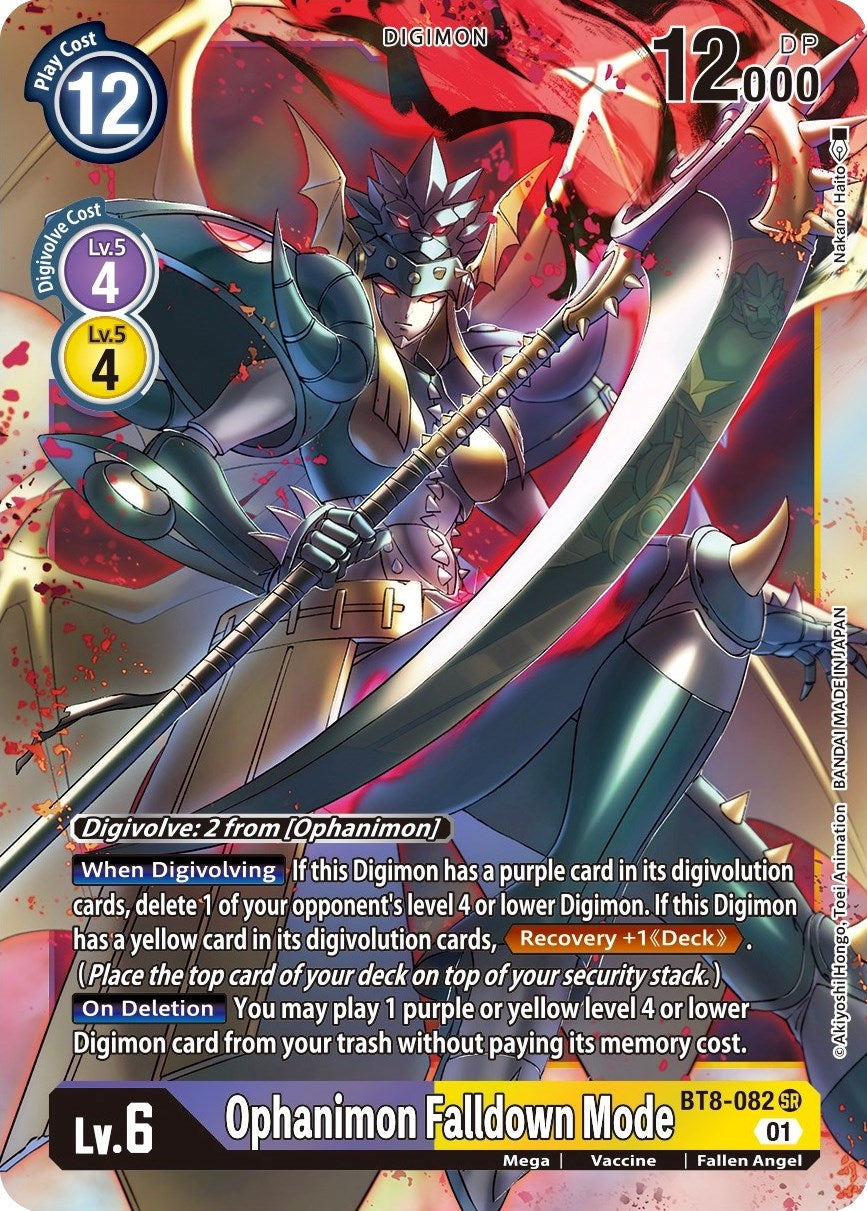 Ophanimon Falldown Mode (8082) [BT08] - Digimon Card Game Single