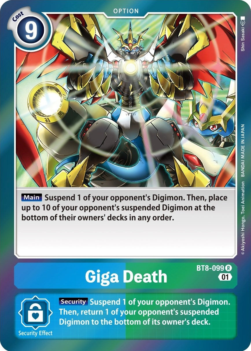 Giga Death (8099) [BT08] - Digimon Card Game Single