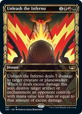 Unleash the Inferno (Showcase) (337) [SNC] - MTG Single