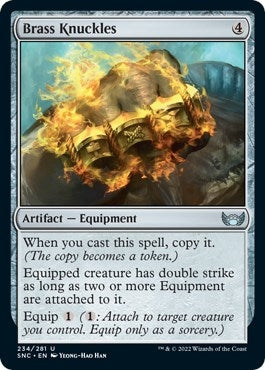 Brass Knuckles (234) [SNC] - MTG Single