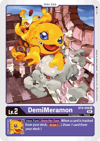 DemiMeramon (8006) [BT08] - Digimon Card Game Single