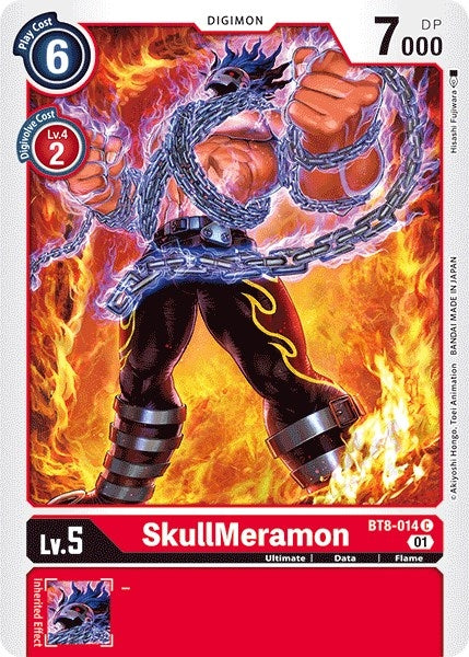 SkullMeramon (8014) [BT08] - Digimon Card Game Single