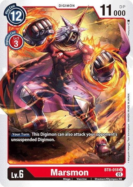 Marsmon (8018) [BT08] - Digimon Card Game Single