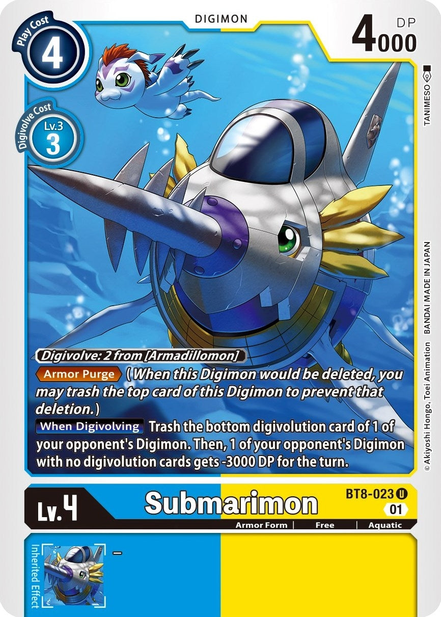 Submarimon (8023) [BT08] - Digimon Card Game Single