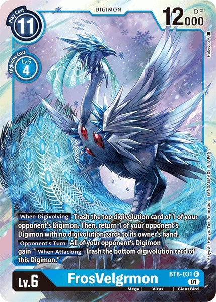 FrosVelgrmon (8031) [BT08] - Digimon Card Game Single