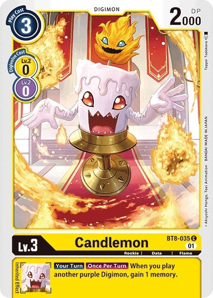 Candlemon (8035) [BT08] - Digimon Card Game Single