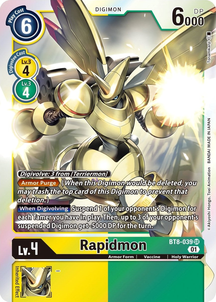 Rapidmon (8039) [BT08] - Digimon Card Game Single