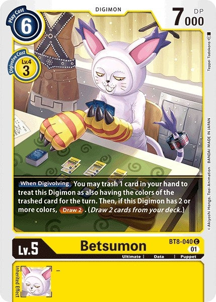 Betsumon (8040) [BT08] - Digimon Card Game Single