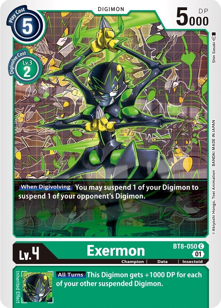 Exermon (8050) [BT08] - Digimon Card Game Single
