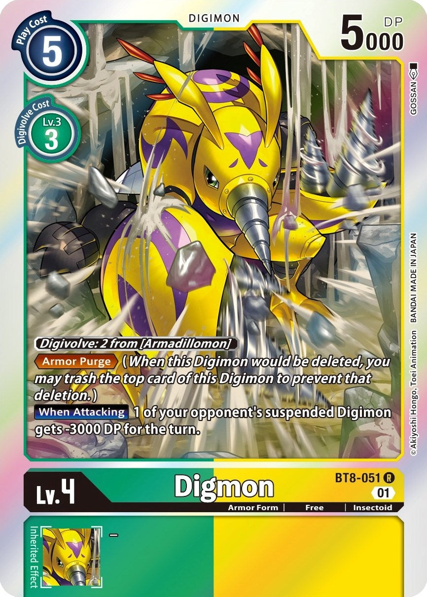 Digmon (8051) [BT08] - Digimon Card Game Single