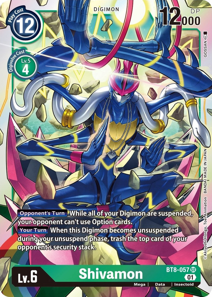 Shivamon (8057) [BT08] - Digimon Card Game Single