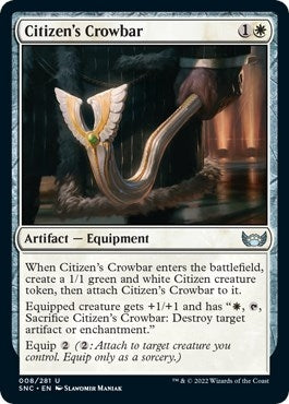 Citizen’s Crowbar (8) [SNC] - MTG Single