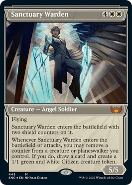 Sanctuary Warden (Showcase) (Foil Etched) (443) [SNC] - MTG Single