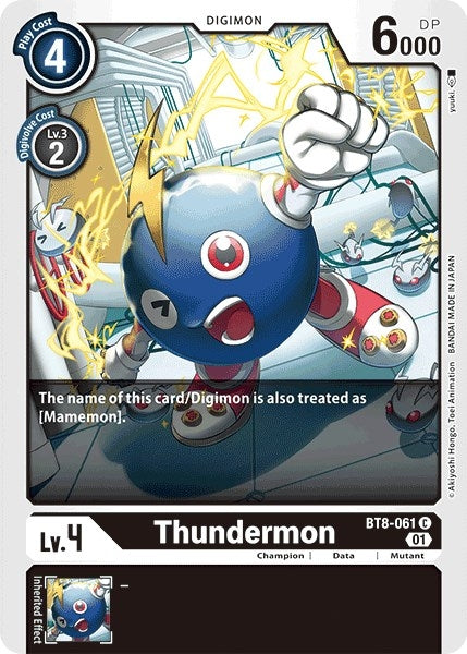 Thundermon (8061) [BT08] - Digimon Card Game Single