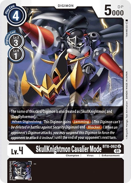 SkullKnightmon Cavalier Mode (8062) [BT08] - Digimon Card Game Single