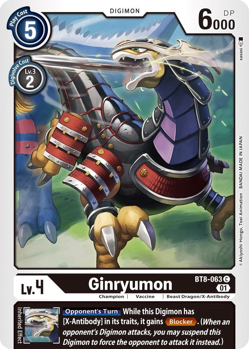 Ginryumon (8063) [BT08] - Digimon Card Game Single