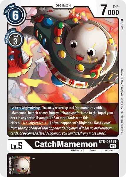 CatchMamemon (8065) [BT08] - Digimon Card Game Single