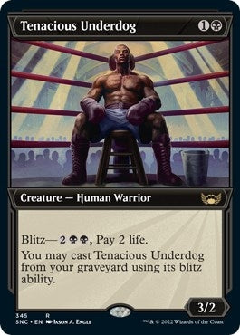 Tenacious Underdog (Showcase) (345) [SNC] - MTG Single