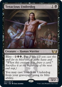 Tenacious Underdog (97) [SNC] - MTG Single