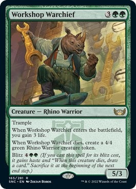 Workshop Warchief (165) [SNC] - MTG Single