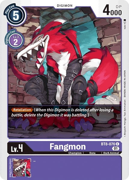 Fangmon (8076) [BT08] - Digimon Card Game Single