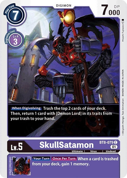 SkullSatamon (8079) [BT08] - Digimon Card Game Single