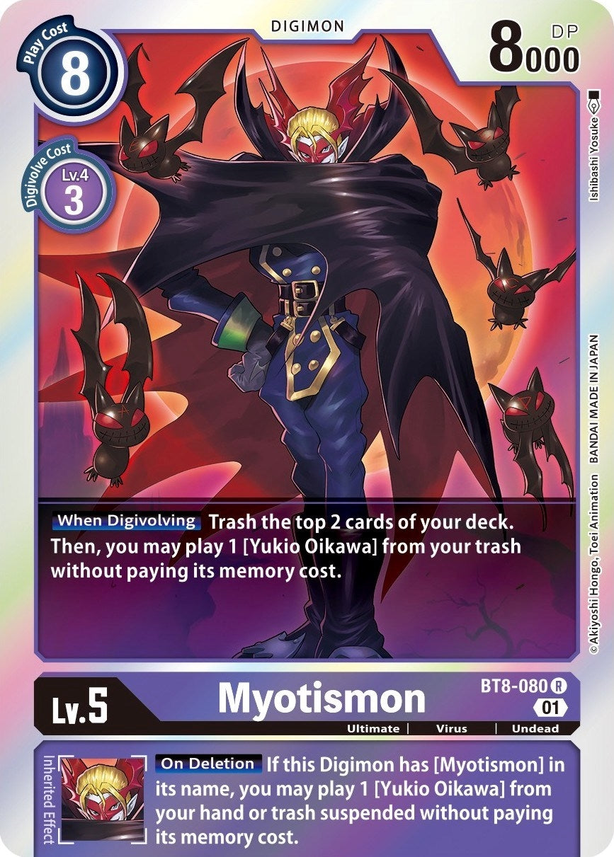 Myotismon (8080) [BT08] - Digimon Card Game Single