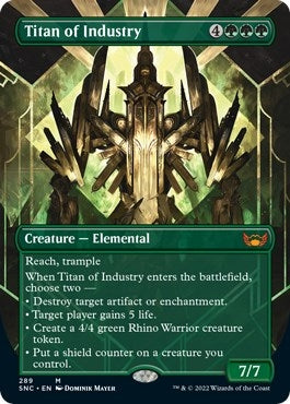 Titan of Industry (Borderless) (289) [SNC] - MTG Single