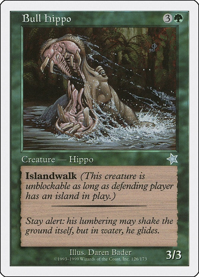 Bull Hippo (126) [S99] - MTG Single