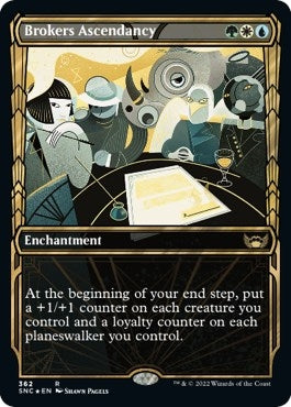 Brokers Ascendancy (Gilded Foil) (362) [SNC] - MTG Single