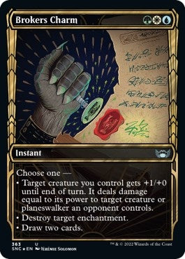 Brokers Charm (Gilded Foil) (363) [SNC] - MTG Single