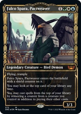 Falco Spara Pactweaver (Gilded Foil) (372) [SNC] - MTG Single