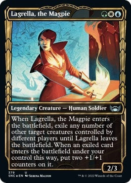 Lagrella the Magpie (Gilded Foil) (379) [SNC] - MTG Single