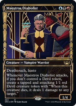 Maestros Diabolist (Gilded Foil) (383) [SNC] - MTG Single