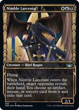Nimble Larcenist (Gilded Foil) (386) [SNC] - MTG Single